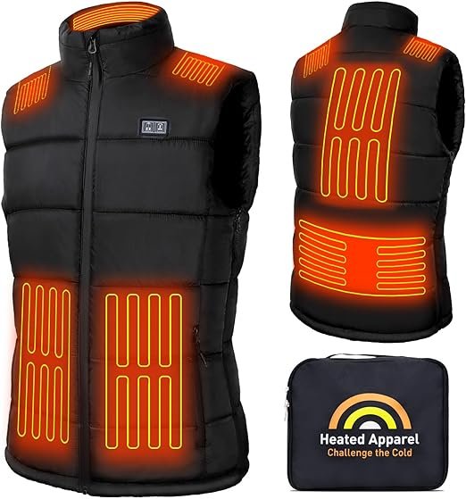 Heated Vest with 16000mAh Battery – Adjustable Electric Vest for Men & Women Winter Outdoor