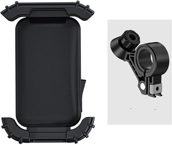 Electric Scooter & Bike Phone Holder – Motorcycle Handlebar Phone Mount for iPhone & Android Smartphones (4.7”-6.8”)