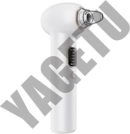 Electric Facial Blackhead Remover Vacuum – 3 Suction Levels & 5 Probes Pore Extractor for Deep Cleansing (Matte White