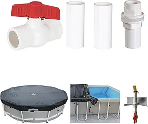 SIHAIAN Pool Drainage Outlet Kit – Add Third Drain for Pool Cover Water Removal