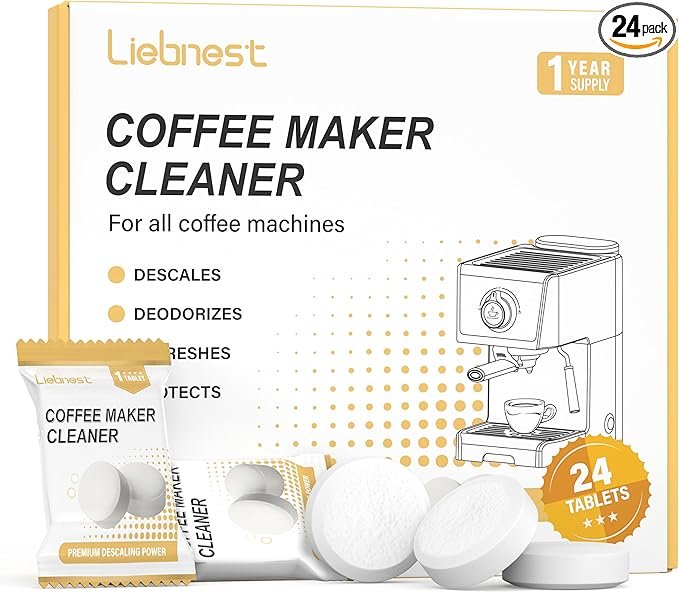 Coffee Maker Cleaner Tablets – Descale & Deep Clean for Better Coffee